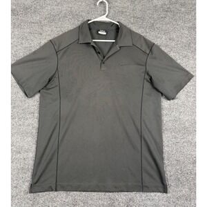 Nike Golf Dri-FIT Polo Shirt Mens XL Gray Short Sleeve Performance Golf Top